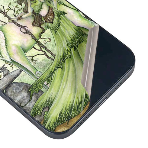 Amy Brown Guardian Fairy and Stag iPhone 14 Skin